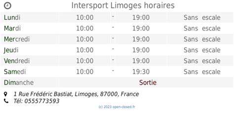 la rencontre limoges|Horaires douverture La Rencontre Limoges 56, Rue des Portes。